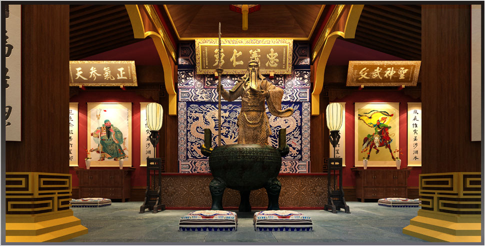 紅安縣將軍紅街關(guān)帝廟設(shè)計(jì)方案